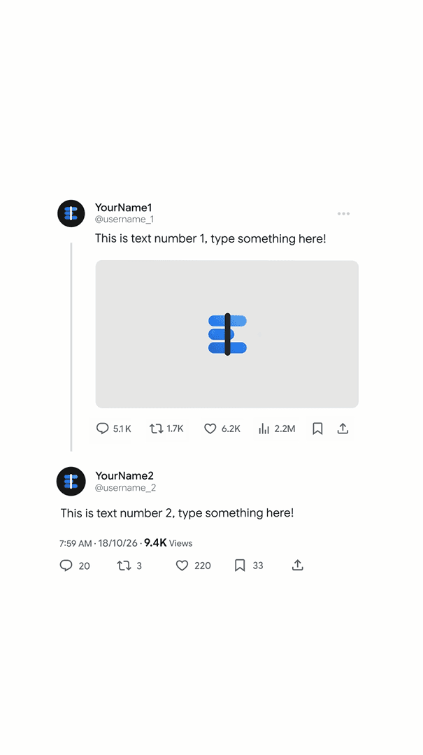 template preview